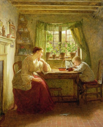 Meditando sul futuro, 1874 da George Smith